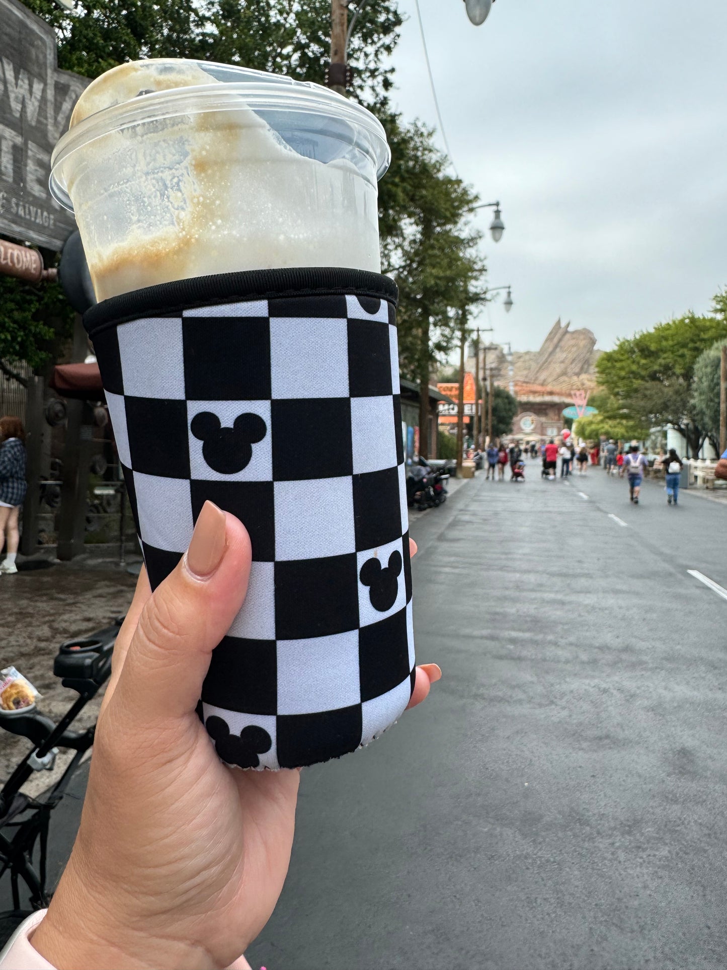 Black and white checkered COZY CUTIES