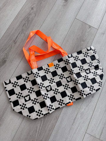 Checkered Bebeh bucha - Neon Orange