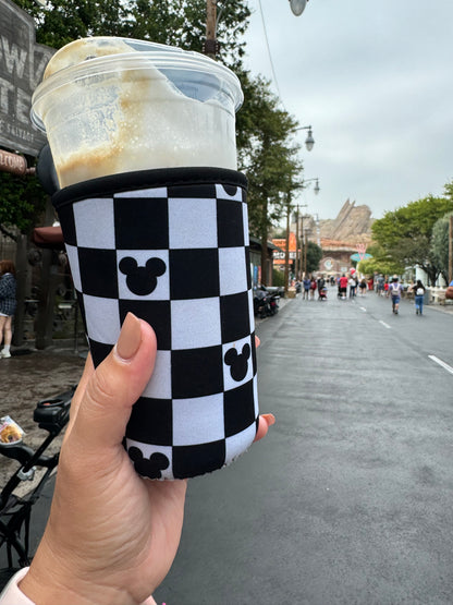 Black and white checkered COZY CUTIES
