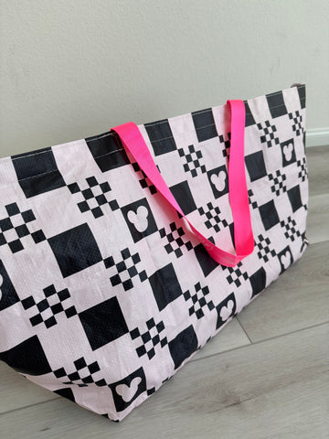 Checkered Bombucha - Neon Pink