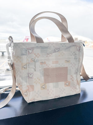 PASTEL CHECKERED MINI TOTE BAG *READY TO SHIP