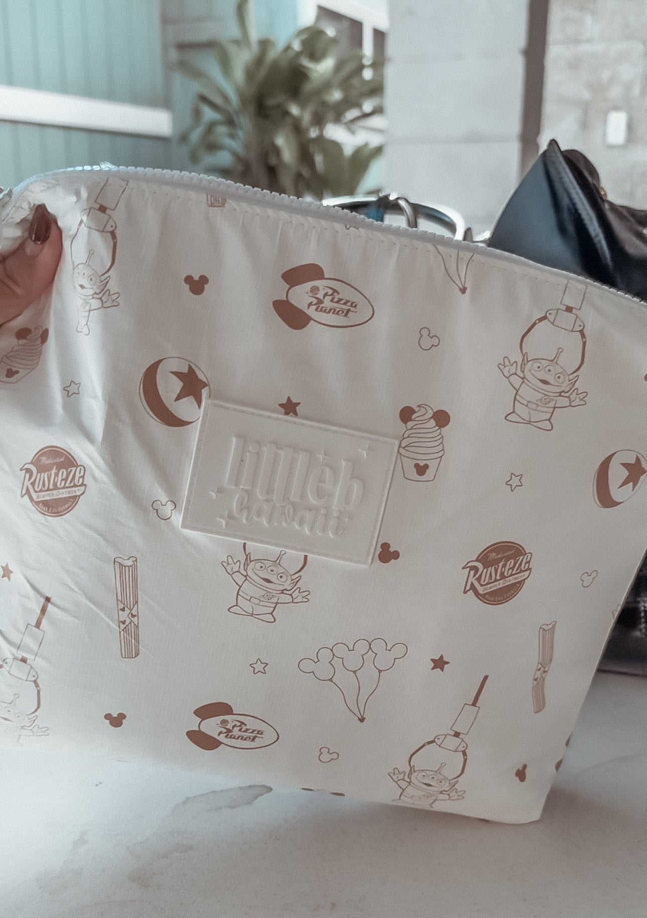 INSULATED COOLER POUCH IN NEUTRAL FAVES