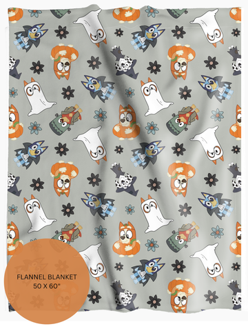 BLANKET -  HALLOWEEN DOGS