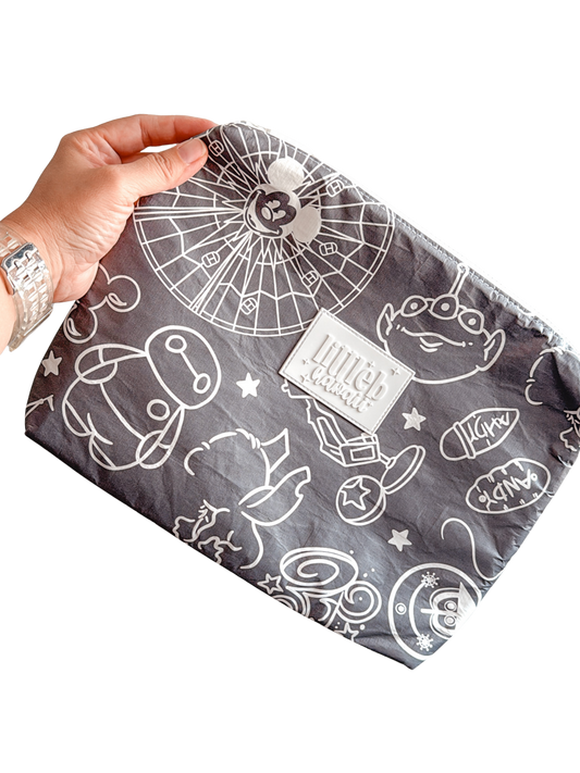 Grey and White Pals Insulated Pouch - Preorder